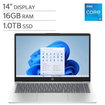 HP Notebook 14-ep0355cl Intel Core i5-1334U , 1.3GHz up to 4.6GHz, 13th Gen, 16GB RAM, 512GB M.2 SSD- 14" FHD Display - Windows 11 Home