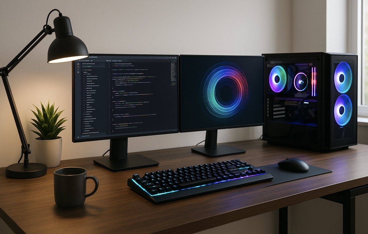 Modern computer setup